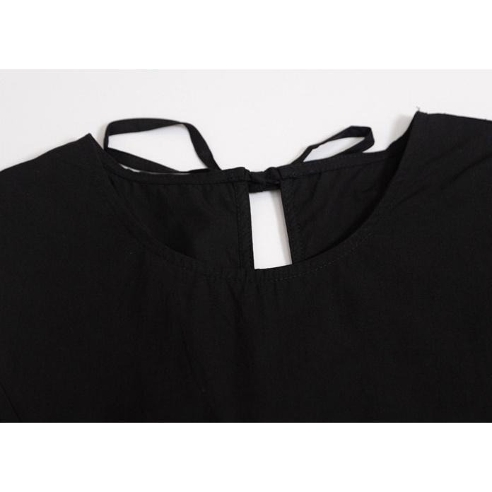 ｜ʜᴇʀꜱ｜現貨24H出貨！日系圓領無袖百摺吊帶裙 四季可穿 寬鬆 百搭 顯瘦 學院風 連衣裙 長裙 洋裝 百褶裙-細節圖7