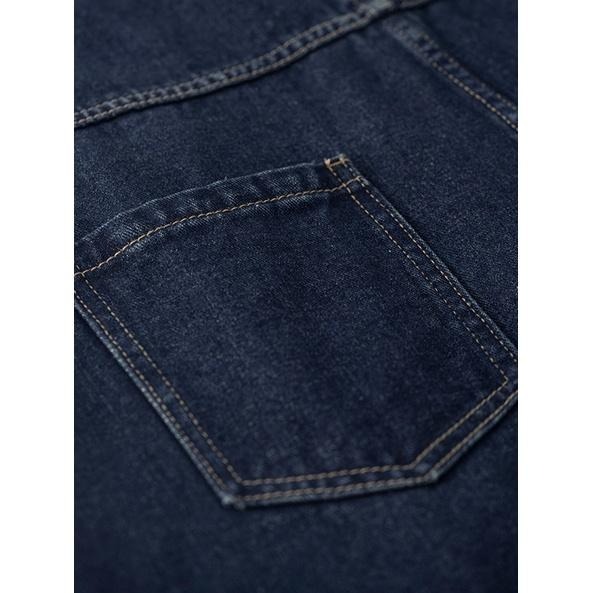 ｜ʜᴇʀꜱ｜現貨24H出貨！休閒復古牛仔吊帶短褲 寬褲 吊帶褲 韓系 女裝 日系 韓國女裝-細節圖9