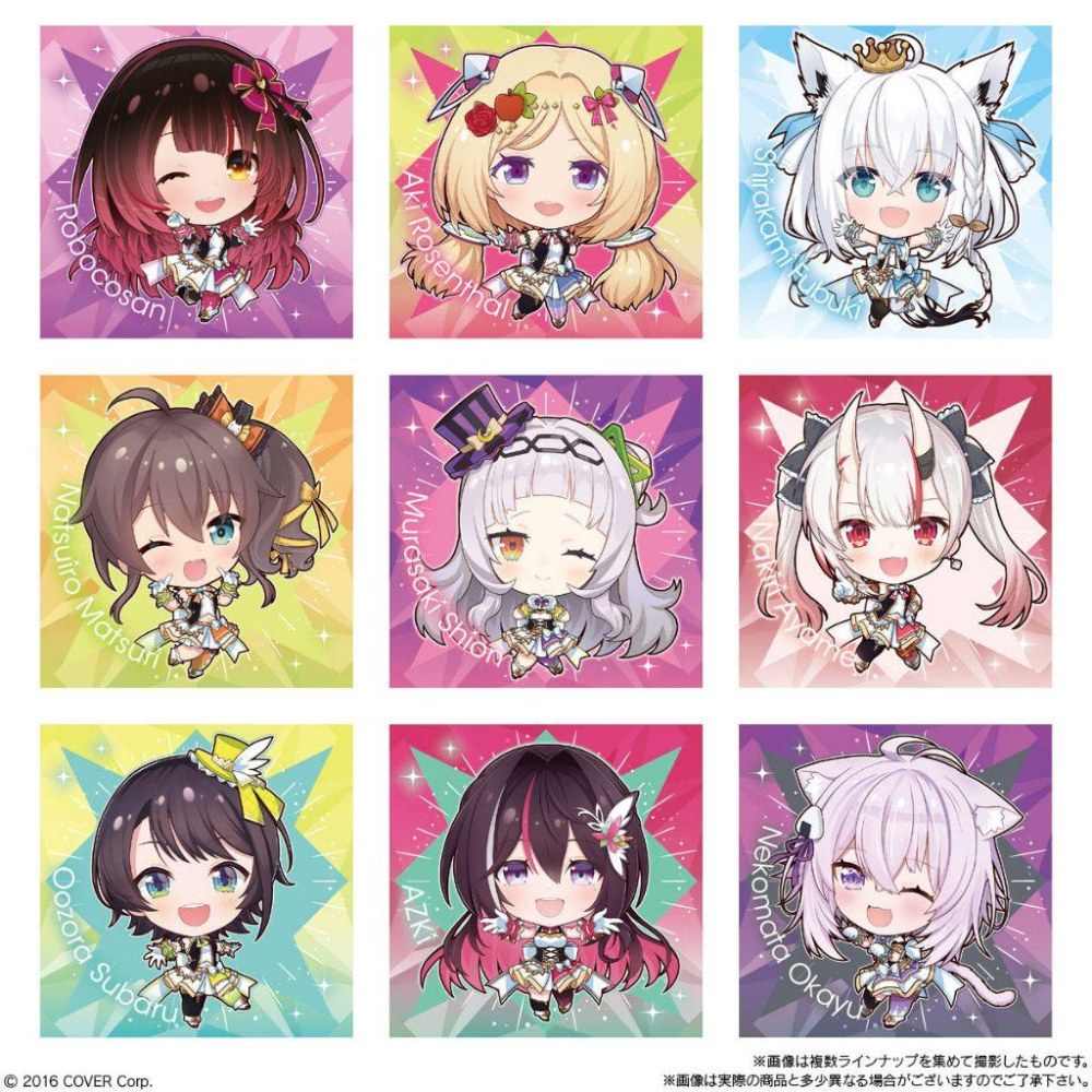 日版 萬代 hololive vol.4 第四彈 食玩貼紙 星街常闇兔田沙花叉gura moona ame kronii-細節圖2