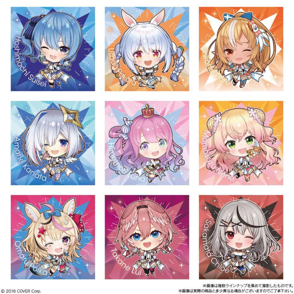 日版 萬代 hololive vol.4 第四彈 食玩貼紙 星街常闇兔田沙花叉gura moona ame kronii-細節圖3