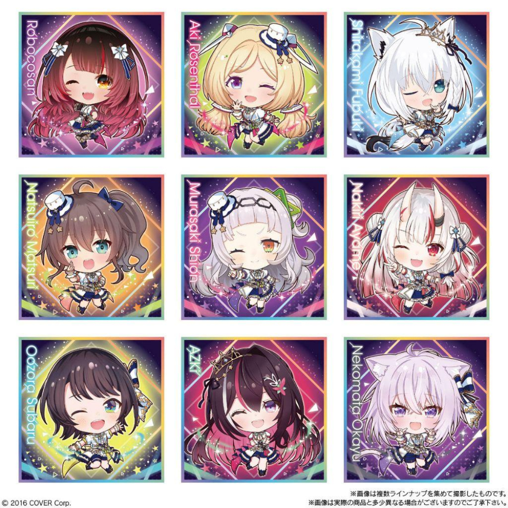 日版 萬代 hololive vol.4 第四彈 食玩貼紙 星街常闇兔田沙花叉gura moona ame kronii-細節圖4