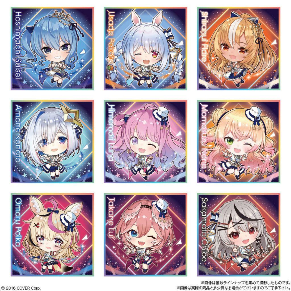 日版 萬代 hololive vol.4 第四彈 食玩貼紙 星街常闇兔田沙花叉gura moona ame kronii-細節圖5
