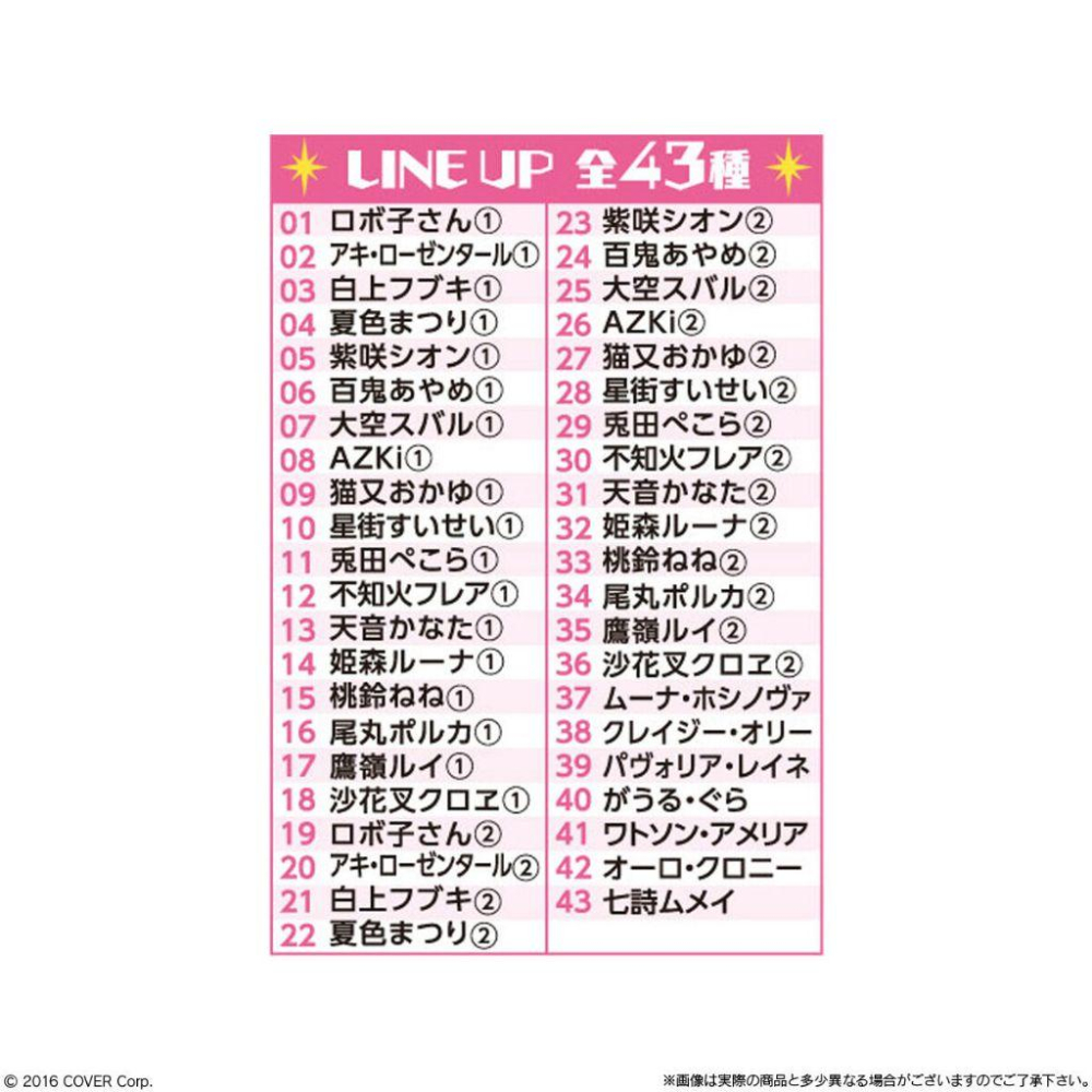 日版 萬代 hololive vol.4 第四彈 食玩貼紙 星街常闇兔田沙花叉gura moona ame kronii-細節圖7