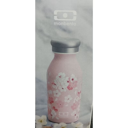 法國MONBENTO牛奶瓶造型保溫瓶-櫻花粉（限時優惠）