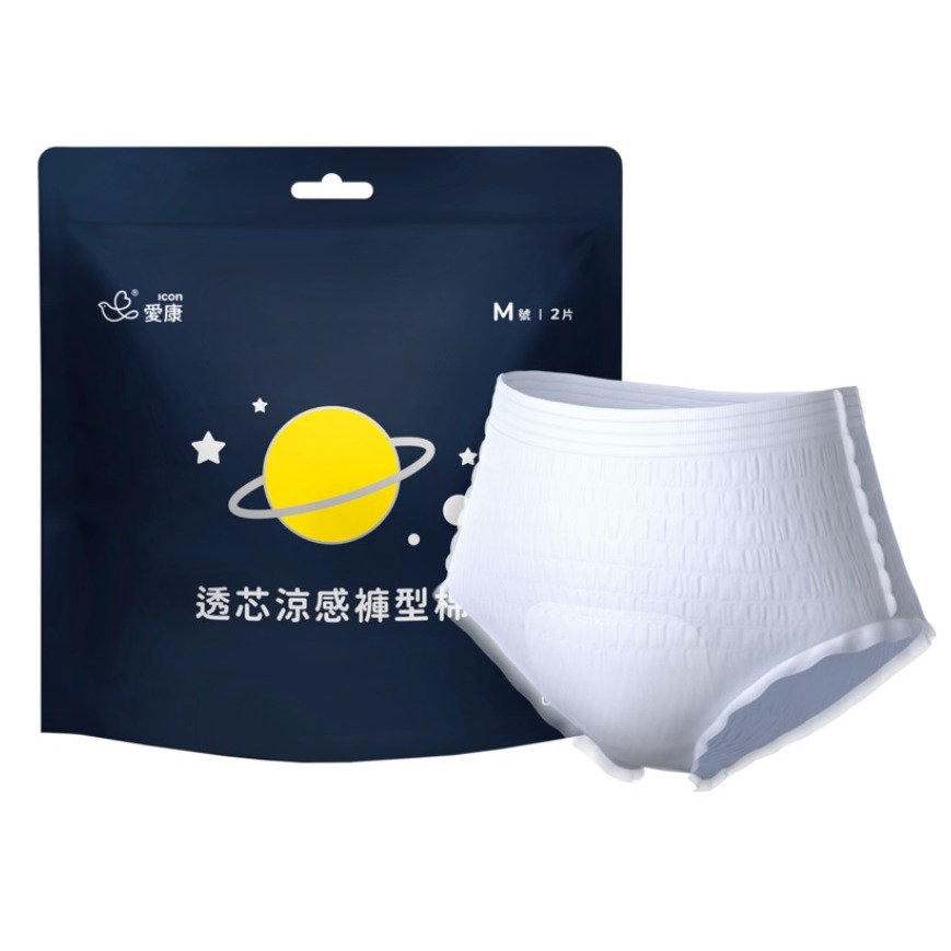 渼德堂－－－愛康透芯涼感VS透氧抑菌 褲型棉 愛康 X 田馥甄 Hebe 聯手推出，一單最多22包-規格圖1