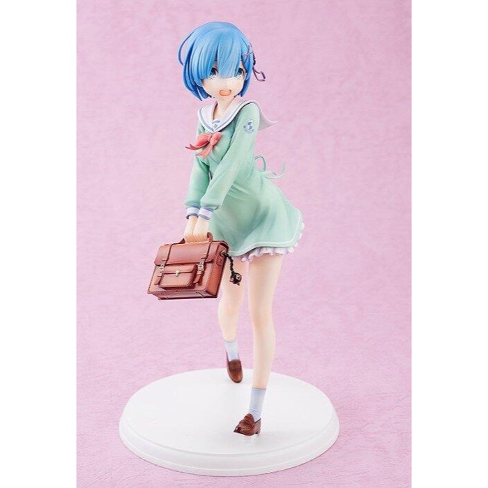 代理 現貨 角川 Re:從零開始的異世界生活 雷姆 學生制服Ver 1/7 pvc 完成品-細節圖3