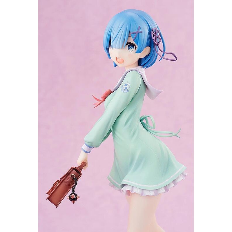 代理 現貨 角川 Re:從零開始的異世界生活 雷姆 學生制服Ver 1/7 pvc 完成品-細節圖4