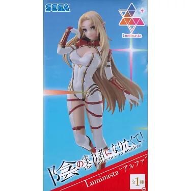芝麻喵 代理 現貨 SEGA 景品 Luminasta 我想成為影之強者！阿爾法 另色版 景品 公仔-細節圖2