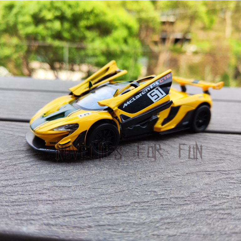 McLaren P1 GTR 1/:32模型車 麥拿侖終極賽道玩具 道路版F1賽車 超跑 1/32-細節圖4