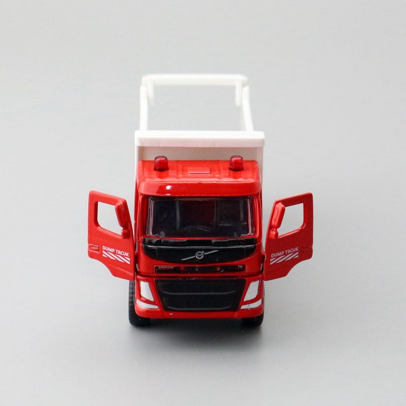 Volvo 砂石車 1:72模型車 重型卡車 VOLVO FM卡車頭 翻斗車 拉拉隊-細節圖2