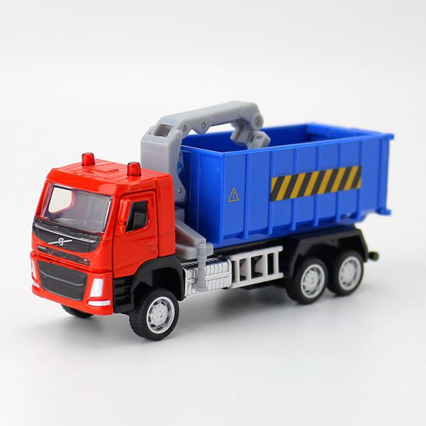 Volvo 資源回收車 1:72模型車 環保衛生回收卡車 VOLVO FM卡車頭 recycle