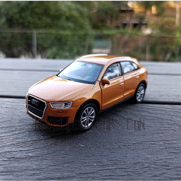 奧迪 AUDI Q3 1:39 模型車 TFSI quattro S-LINE RSQ3 四環SUV CUV-細節圖4