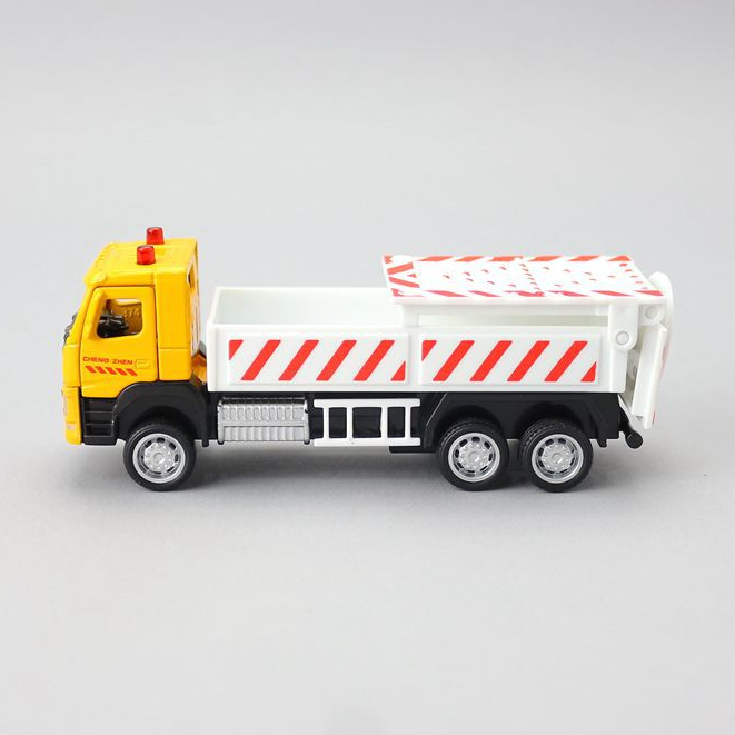 Volvo 道路指示車 1:72模型車 施工指示安全車 VOLVO FM卡車頭 國道 緩撞車-細節圖5