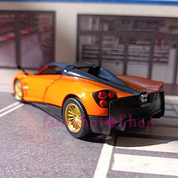 Pagani Huayra 1:32模型車 帕加尼 風神 將軍 1/32迴力車-細節圖2