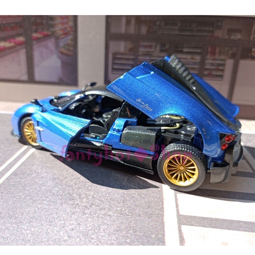 Pagani Huayra 1:32模型車 帕加尼 風神 將軍 1/32迴力車-細節圖4