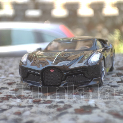 1:64 JKM Bugatti La Voiture Noire 模型車 布加迪黑車 黑夜之聲 Atlantic