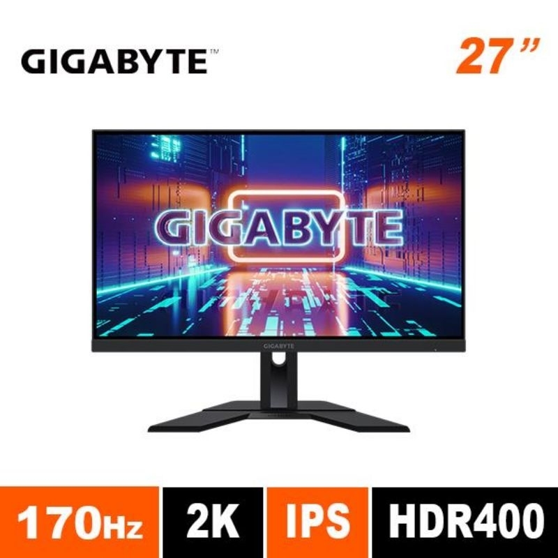 技嘉GIGABYTE螢幕 M27Q 27型 170Hz 0.5ms HDR400電競螢幕