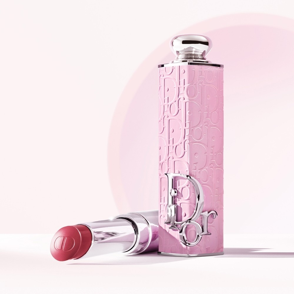 【17夫婦選物】『限量』 Dior 唇膏唇釉外殼 狂野玫瑰粉/銀色藤格紋-規格圖4