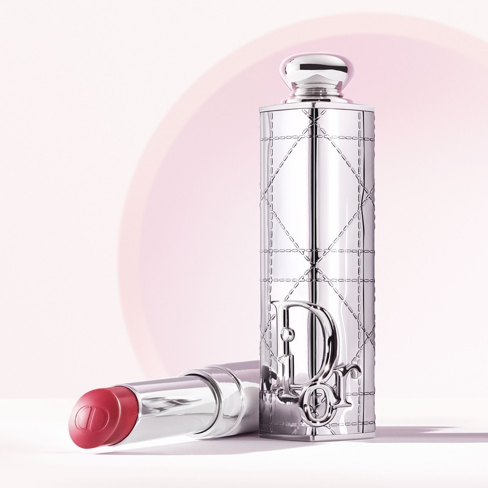 【17夫婦選物】『限量』 Dior 唇膏唇釉外殼 狂野玫瑰粉/銀色藤格紋-規格圖4