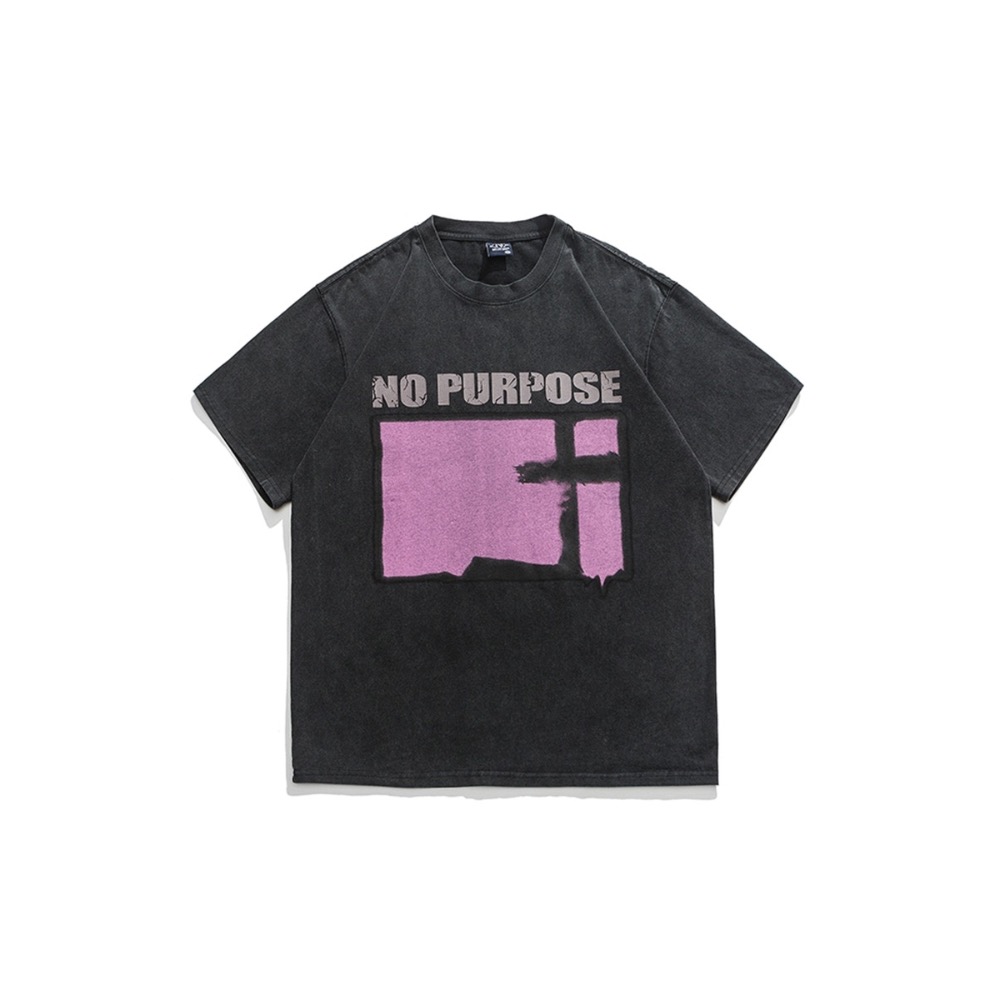 『SQ man』重磅水洗印花短袖T恤 男夏季美式無痛潮流穿搭-細節圖5