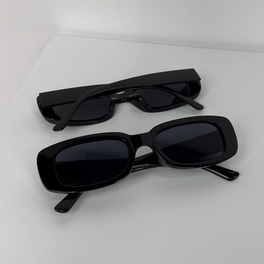 【OVERNOX】穿搭必備 黑色歐美高級感 黑灰墨鏡-細節圖2