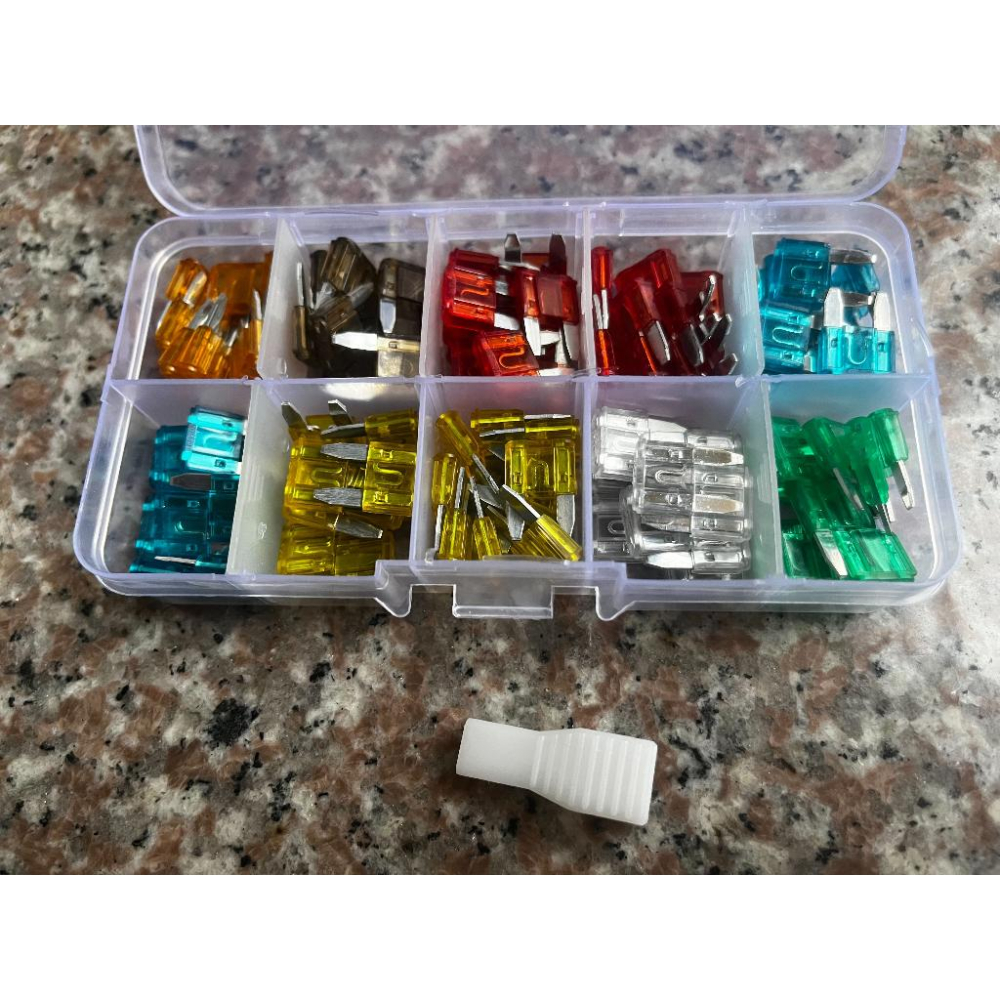 保險絲 100pcs 盒裝保險絲 中保險絲 小保險絲 保險司-細節圖3