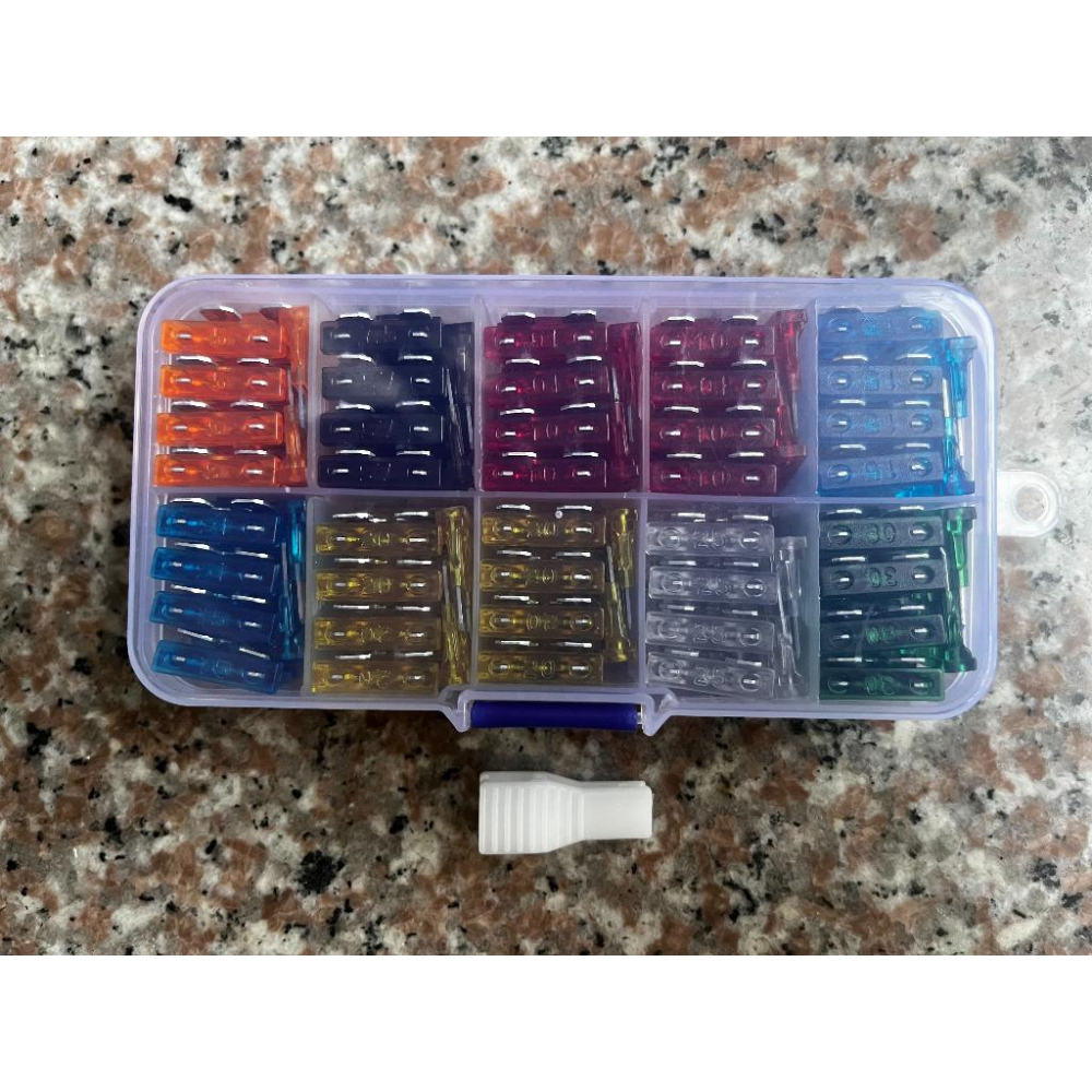 保險絲 100pcs 盒裝保險絲 中保險絲 小保險絲 保險司-細節圖6