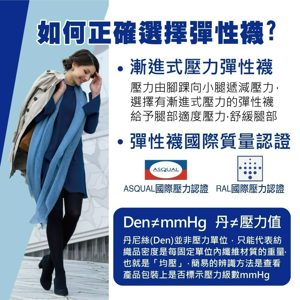 【法國途安】KAD 彈性小腿襪 漸進式壓力 黑色/膚色 美腿微透膚 法國境內版 康到家-細節圖7