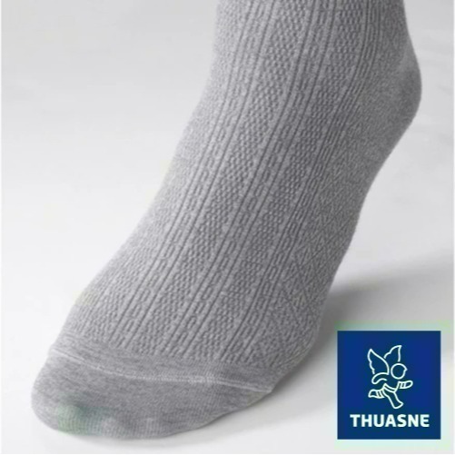 【法國途安】FCAD 快穿棉質彈性小腿襪/女 壓力襪 彈性襪 漸進式壓力 快穿易拉/柔軟透氣 法國製 康到家-細節圖7