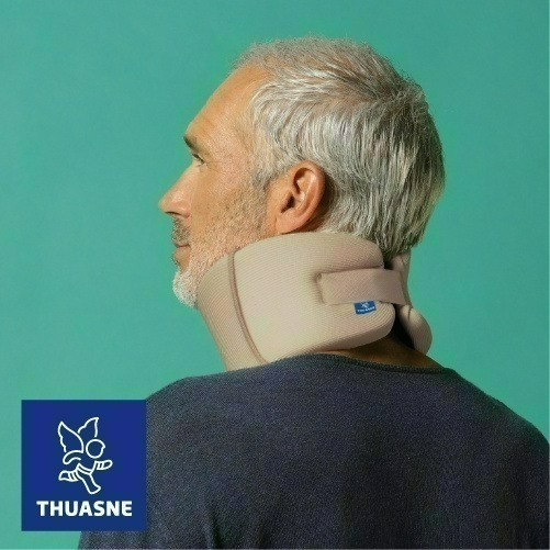 【Thuasne 法國途安】2393 C1頸圈 泡棉頸圈 扭傷支撐 肌肉放鬆 彈性舒適 3C族 低頭族 護頸帶 頸椎帶-細節圖2