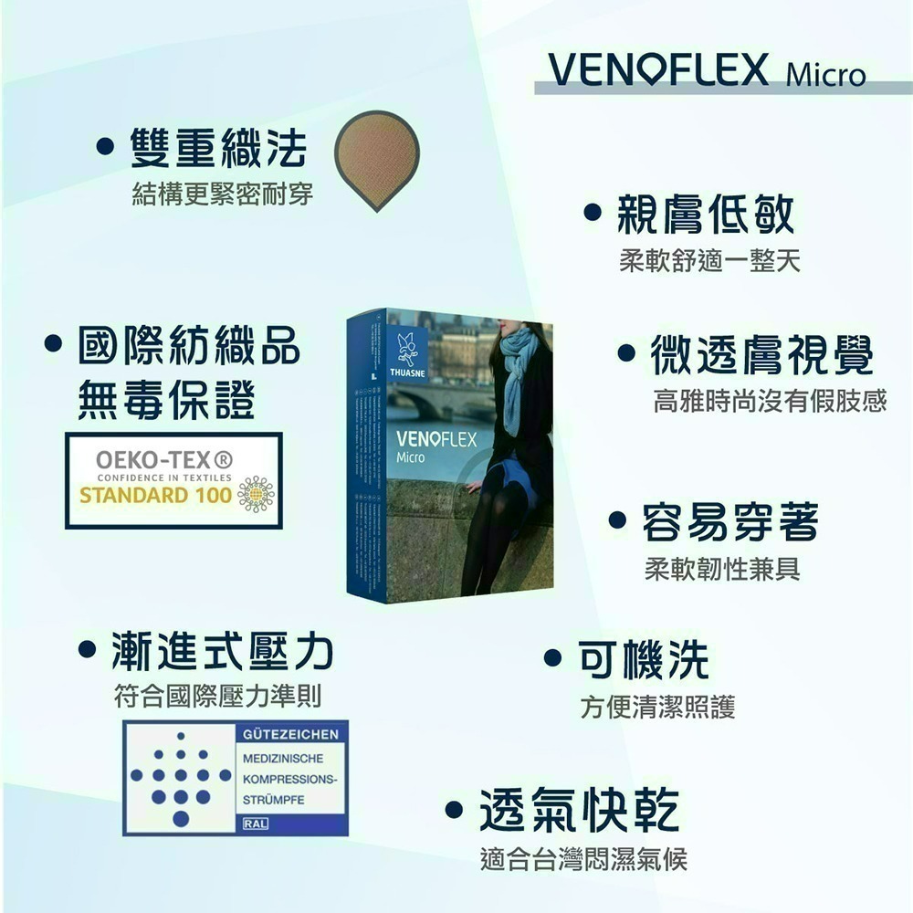 【法國途安】MAT專業彈性褲襪 國際標準 一級/二級壓力襪 漸進式壓力 彈性褲襪 壓力褲襪 德國版 壓力襪推薦 康到家-細節圖4