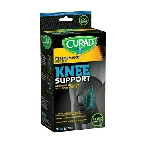 美國酷瑞23200 穿套式 髕骨加強 護膝 護膝套 慢跑 快走 馬拉松 登山 潛水布材質【康到家】-細節圖4