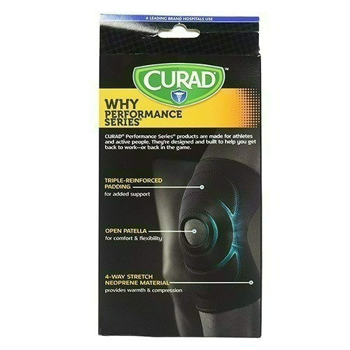 美國酷瑞23200 穿套式 髕骨加強 護膝 護膝套 慢跑 快走 馬拉松 登山 潛水布材質【康到家】-細節圖5