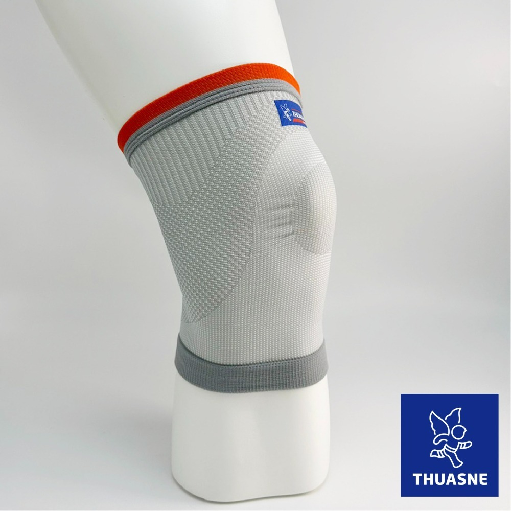 【法國途安】0334運動輕薄護膝 護膝套 分區加壓 排汗吸濕 厚度僅0.1公分 輕型活動 快走 瑜珈 簡易保護-細節圖6