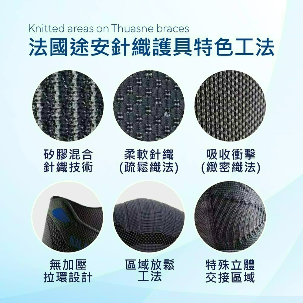 【法國途安】1340 醫療腕隧道護具 護腕 剛性支撐 透氣柔軟內襯 掌心金屬手背矽膠條支撐 法國製 康到家-細節圖11