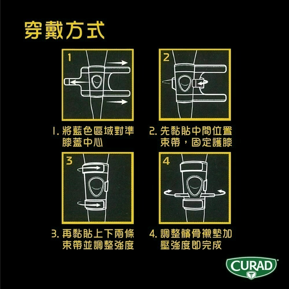 美國酷瑞盒損23330 展開式 護膝 康到家-細節圖9