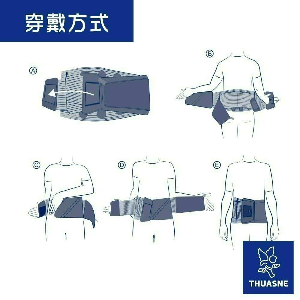 法國途安0874 輕型束帶護腰 LombaStart 康到家-細節圖8