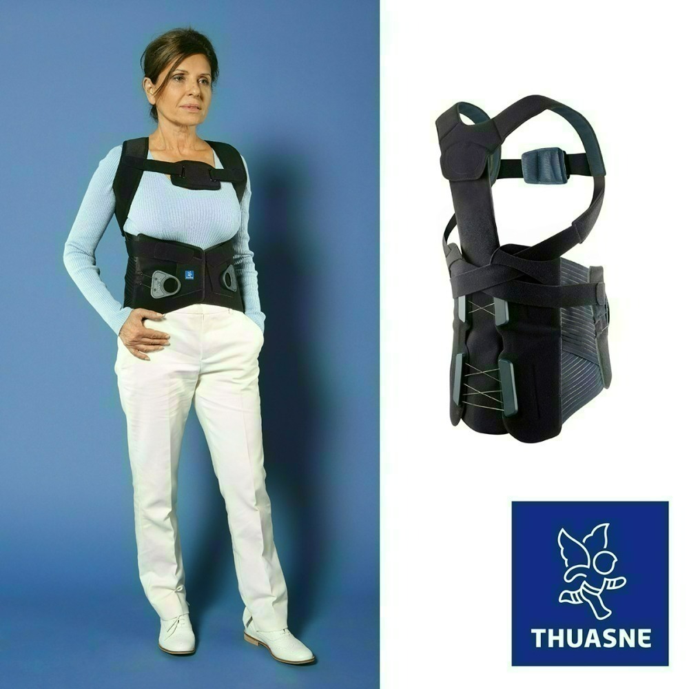 【法國途安】0847 滑輪矯形背架  護腰 鐵衣 穩固支撐 腰椎骨折支撐 康到家-細節圖6