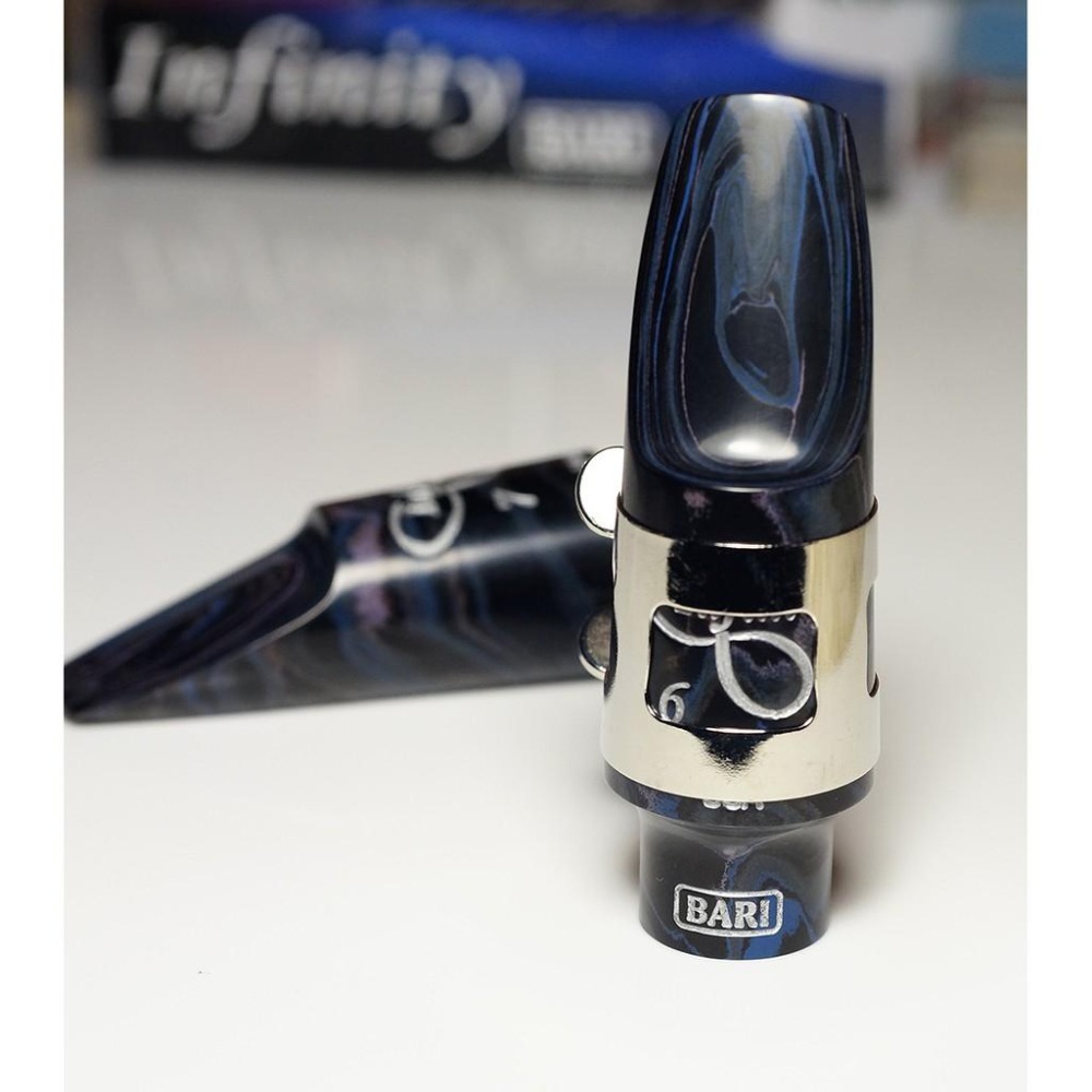 【博斯音樂】♫ 美國BARI 「 Infinity無限」＂藍寶石＂膠嘴 中音/次中音。附束圈和蓋子.-細節圖2