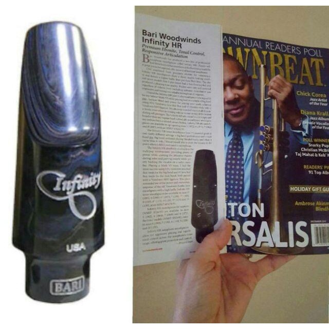 【博斯音樂】♫ 美國BARI 「 Infinity無限」＂藍寶石＂膠嘴 中音/次中音。附束圈和蓋子.-細節圖4