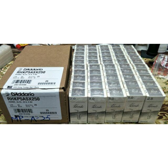 【博斯音樂】♫ RICO HEMKE 爵士竹片  5片裝   中音SAX用  爵士樂專用  薩克斯風竹片-細節圖3