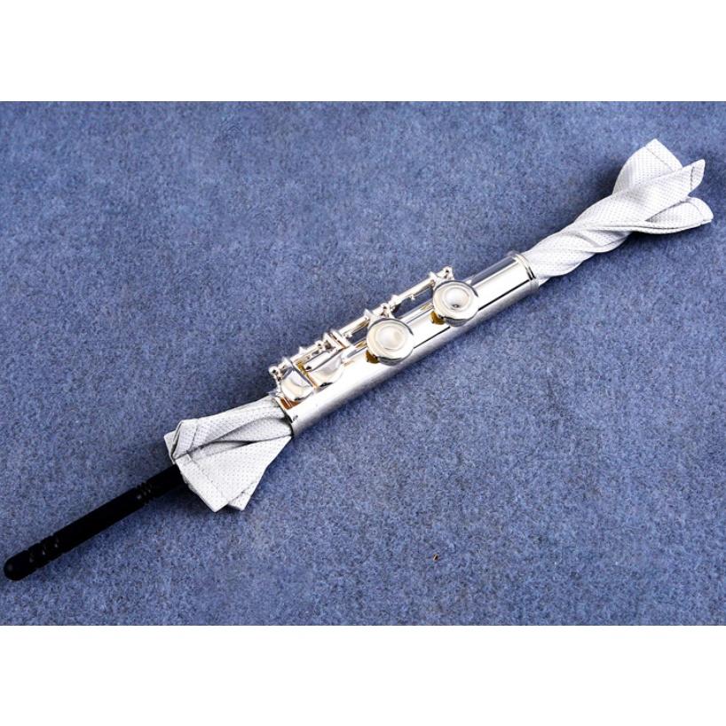 【博斯音樂】📢長笛吸水通條布 傳統通條棒專用 即套即用 纖維氣孔布 口水布👍-細節圖4