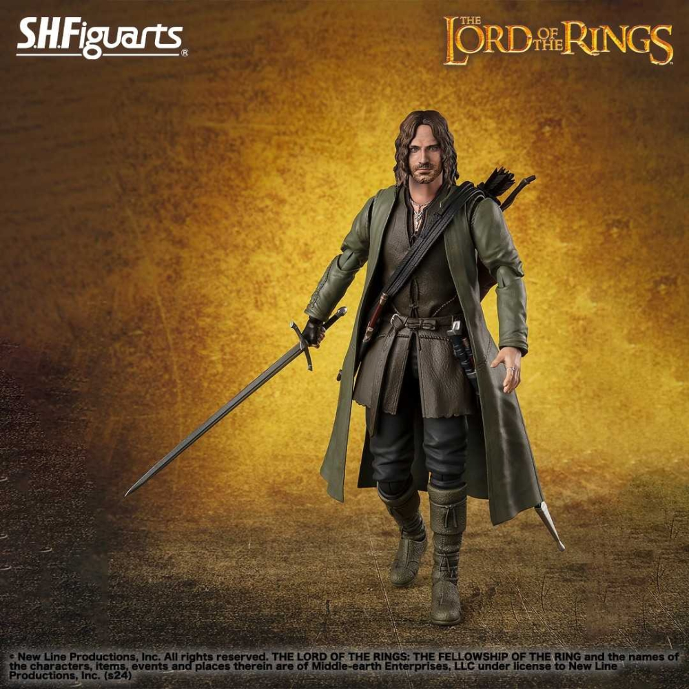 代理版 SHF S.H.Figuarts 魔戒 亞拉岡 可動 完成品 - 清山積 - iOPEN Mall