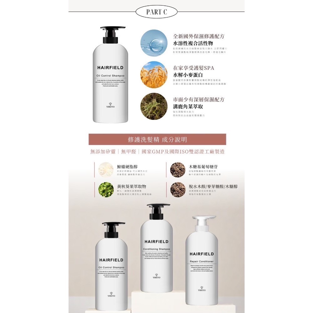 魔髮ABC｜控油洗髮精A｜添加氨基酸｜無矽靈-細節圖5