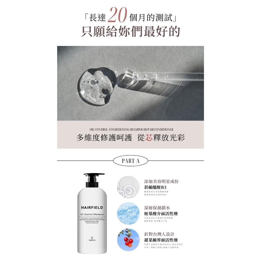 魔髮ABC｜控油洗髮精A｜添加氨基酸｜無矽靈-細節圖6