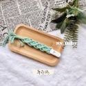 【奶嘴鍊】現貨✨｜售完不補＊棉繩編織款＊ 嬰幼兒塑膠夾扣奶嘴鍊 背帶夾 推車夾 INS風｜(C0009)-規格圖9