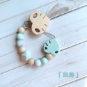 【奶嘴鍊】現貨✨｜＊葉子款＊ 嬰幼兒原木夾扣奶嘴防掉鍊 背帶夾 推車夾 寶寶配件 日系簡約風 (C0030)-規格圖4