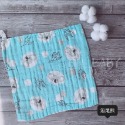 【紗布口水巾】現貨✨｜(E0002)寶寶新生兒 BSMI認證 超強吸水單面印花紗布口水巾 溢奶巾 手帕 小方巾 拍嗝巾-規格圖1