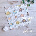 【紗布口水巾】現貨✨｜(E0002)寶寶新生兒 BSMI認證 超強吸水單面印花紗布口水巾 溢奶巾 手帕 小方巾 拍嗝巾-規格圖1
