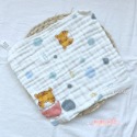 【紗布口水巾】現貨✨｜(E0002)寶寶新生兒 BSMI認證 超強吸水單面印花紗布口水巾 溢奶巾 手帕 小方巾 拍嗝巾-規格圖1
